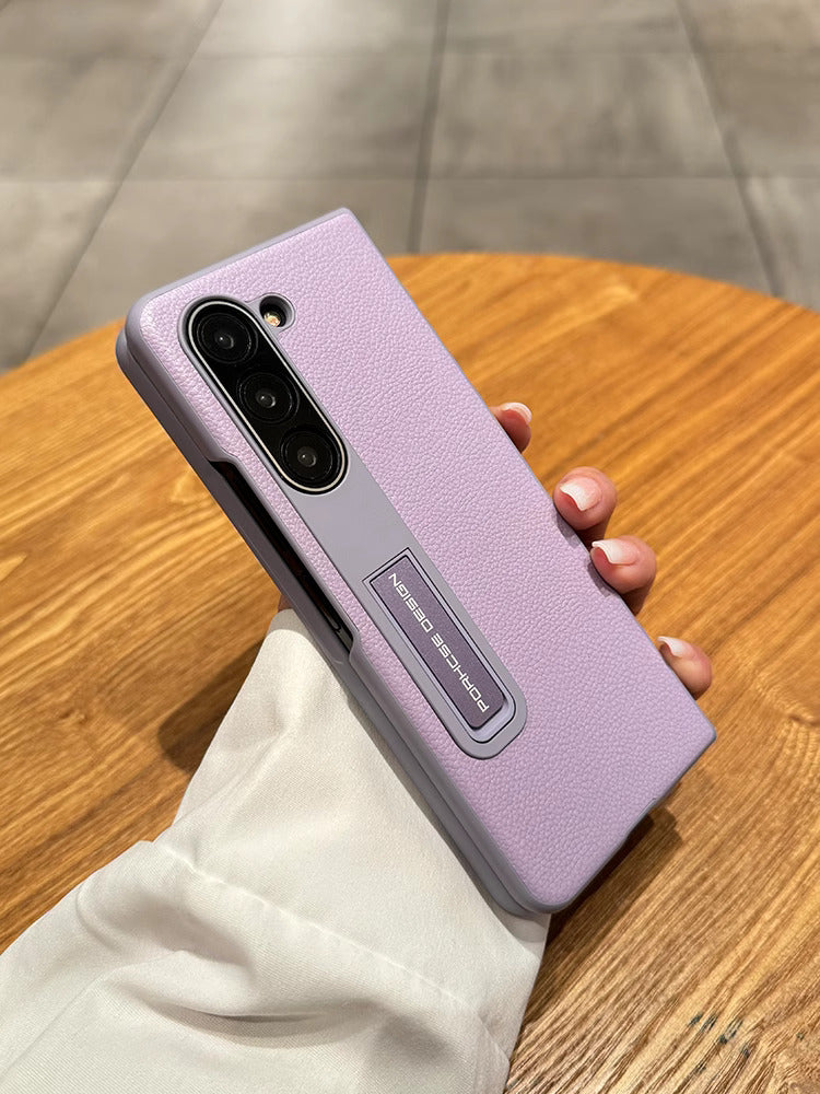 Case leather Stand For Galaxy Z Fold 5 5G