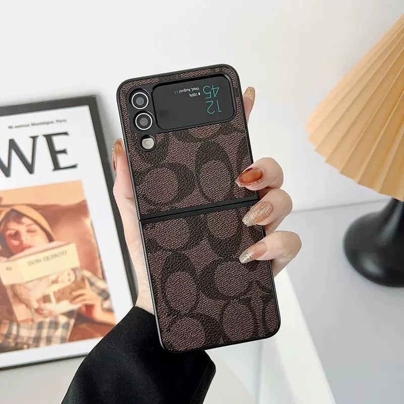 Samsung Z Flip5/4/3 Ultra-Thin Leather Case