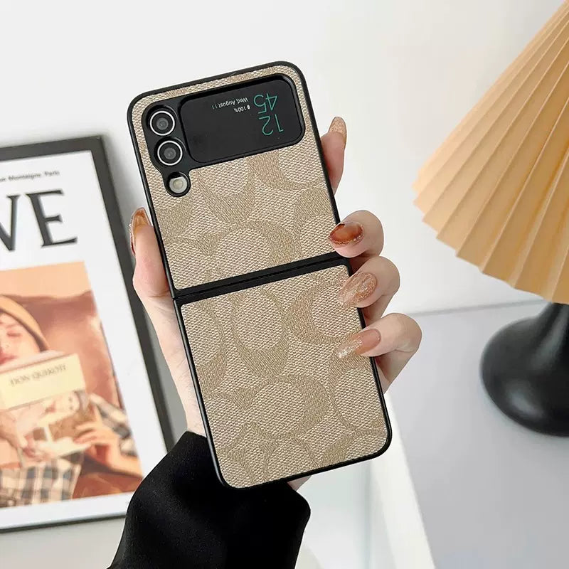 Samsung Z Flip5/4/3 Ultra-Thin Leather Case