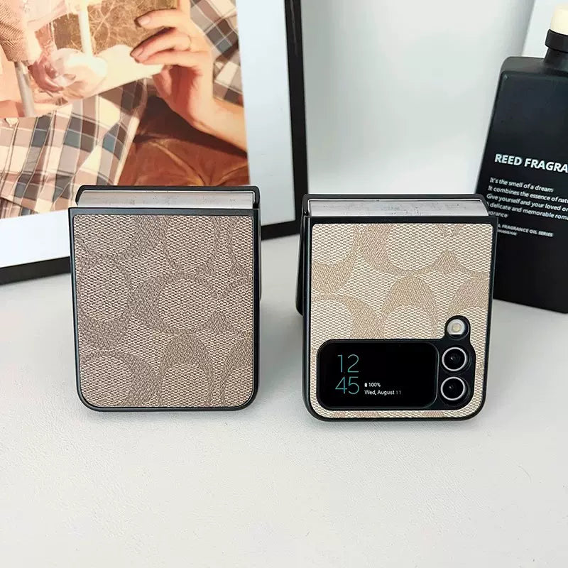 Samsung Z Flip5/4/3 Ultra-Thin Leather Case