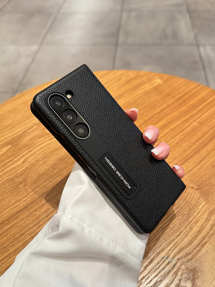Case leather Stand For Galaxy Z Fold 5 5G