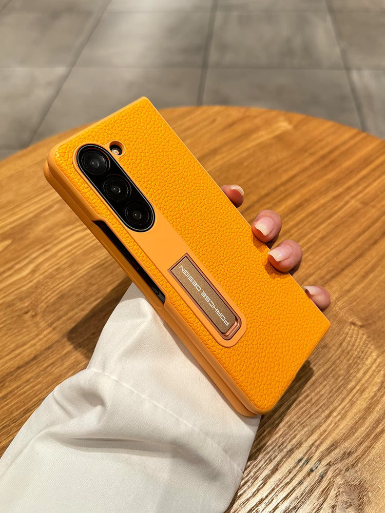 Case leather Stand For Galaxy Z Fold 5 5G