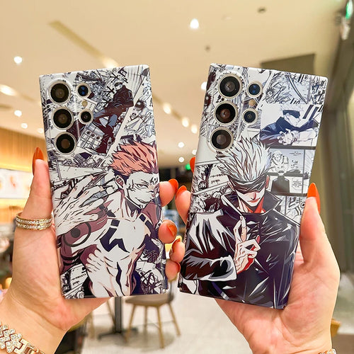 Cute Jujutsu Kaisen Anime Japanese Phone Case For Samsung