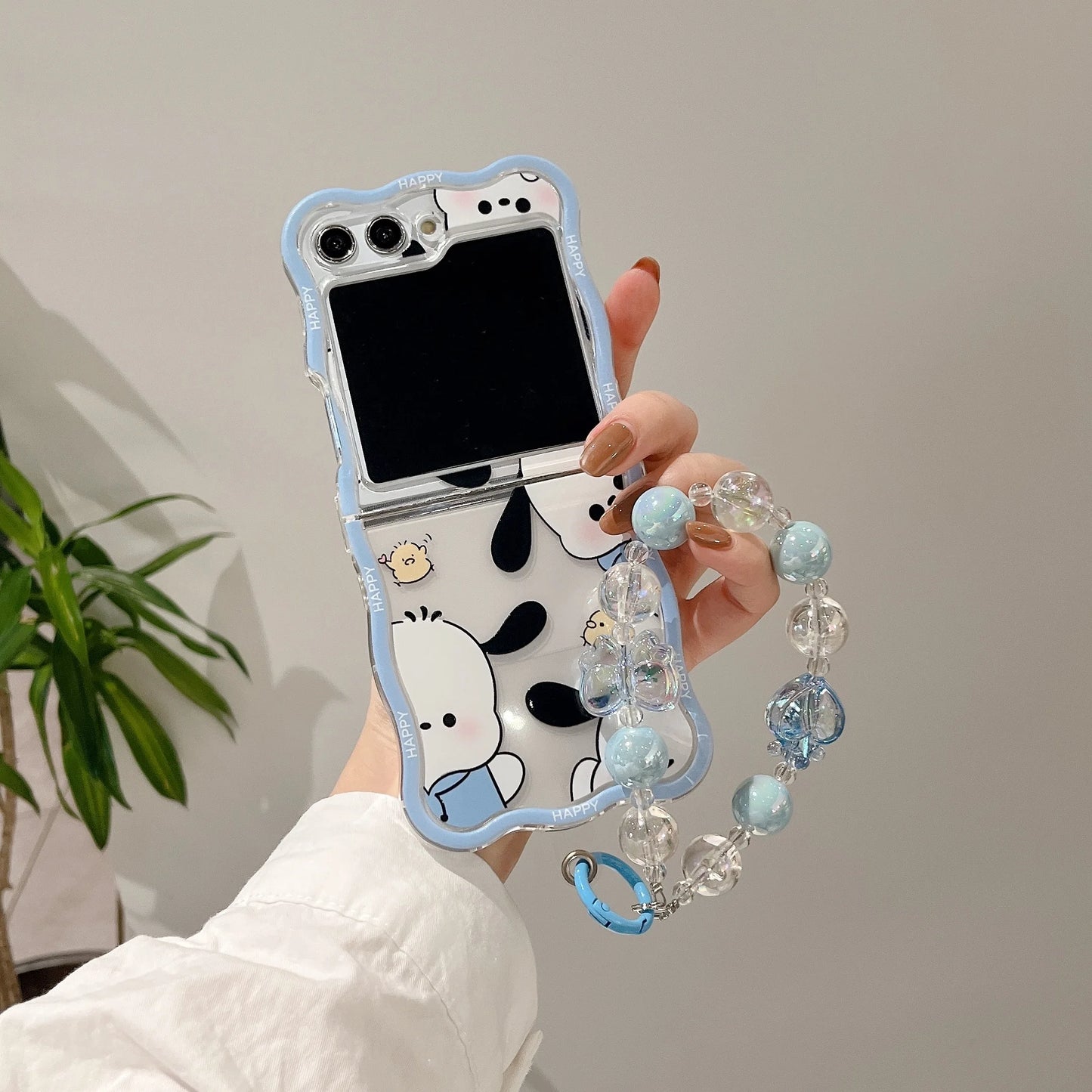 Sanrio Pochacco Blue Phone Case For Samsung Galaxy Z Flip 5