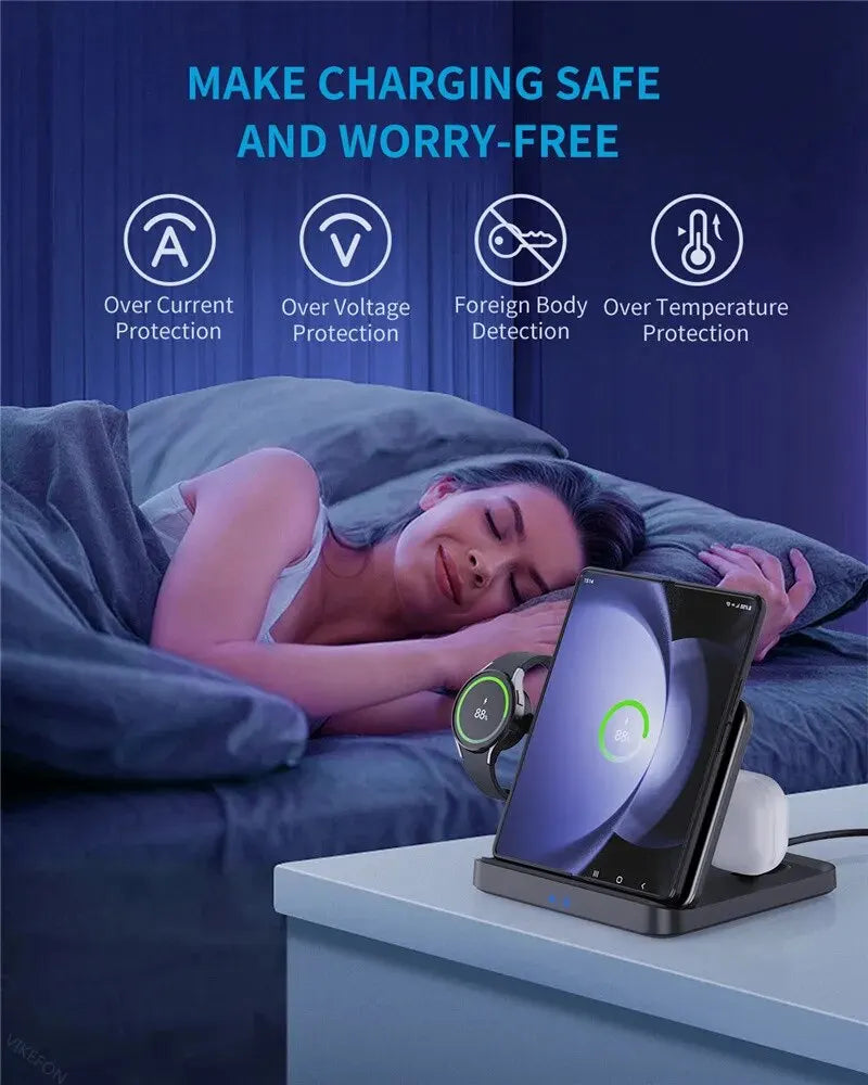 3 IN 1 WIRELESS CHARGING STATION FOR Z Fold Devices