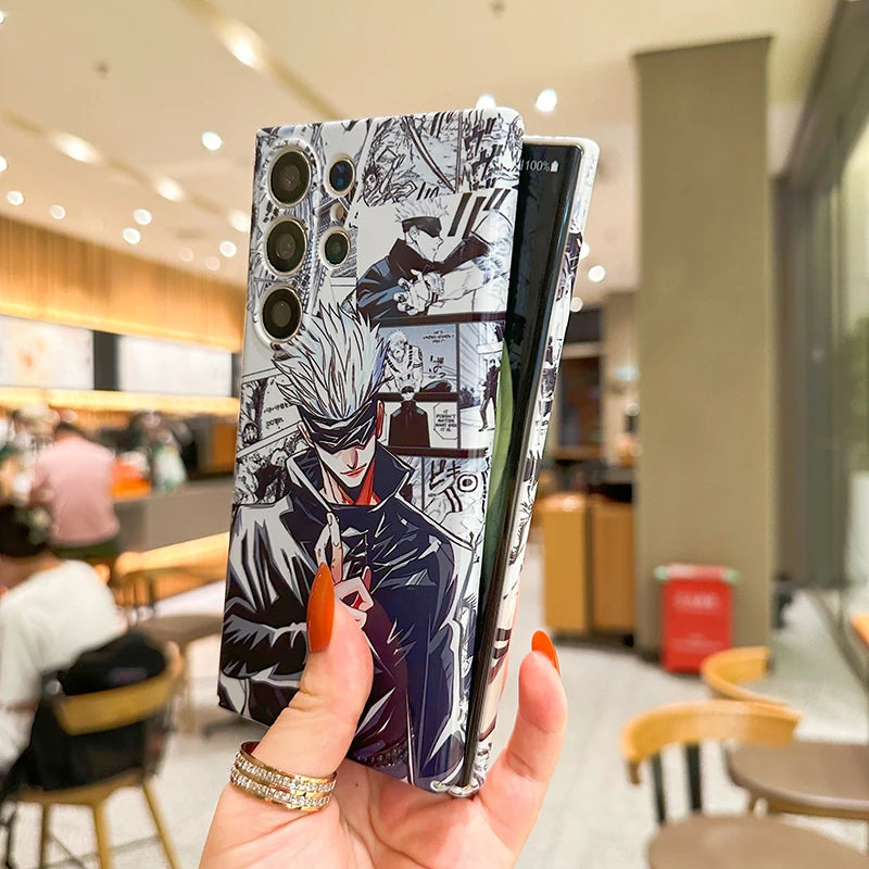 Cute Jujutsu Kaisen Anime Japanese Phone Case For Samsung