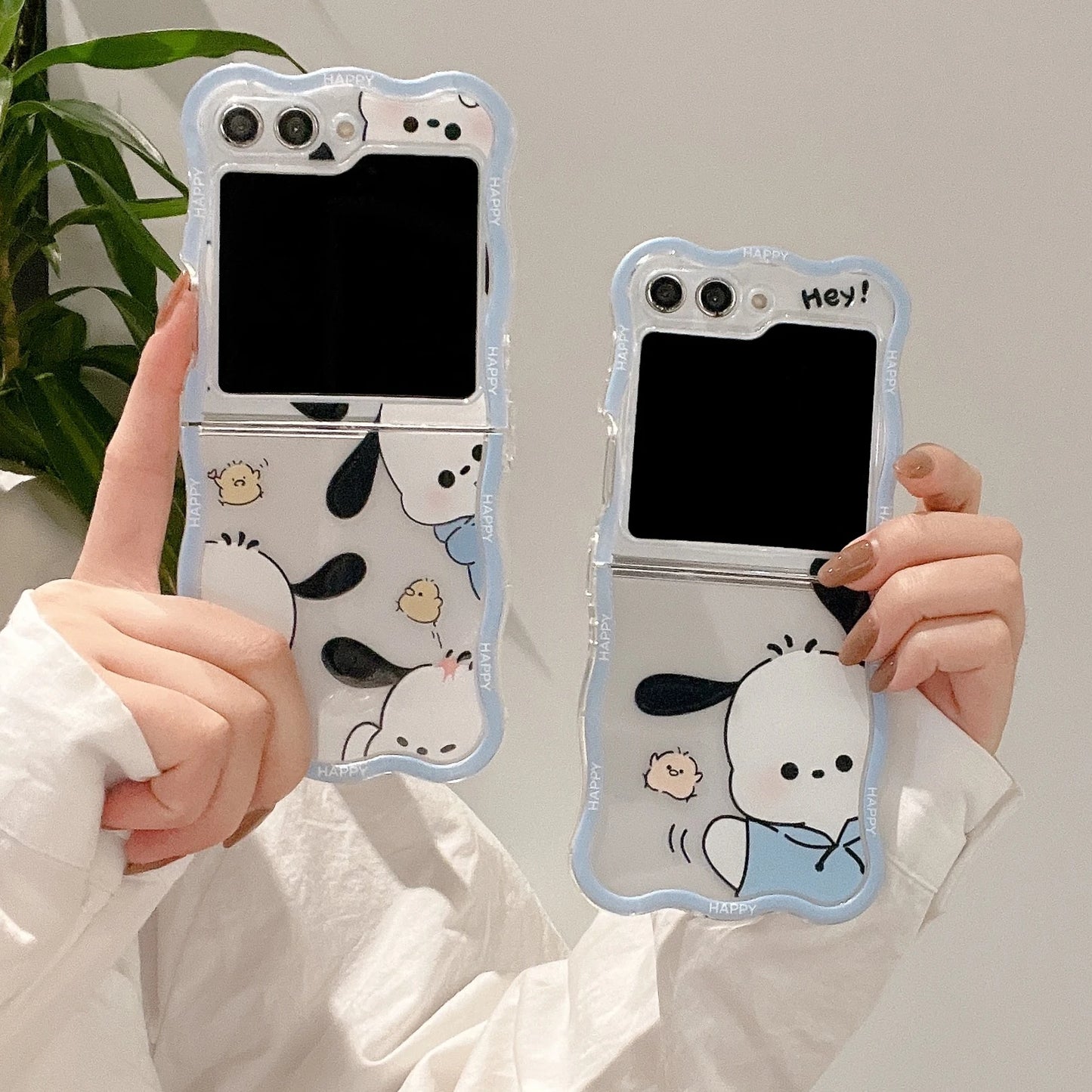 Sanrio Pochacco Blue Phone Case For Samsung Galaxy Z Flip 5
