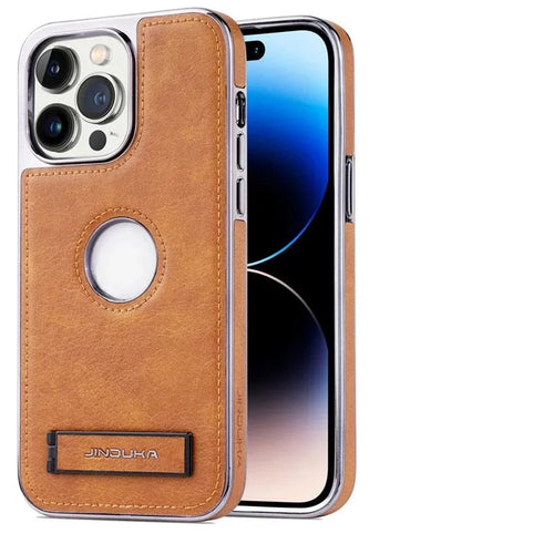 luxury Case Bracket Leather Anti-drop