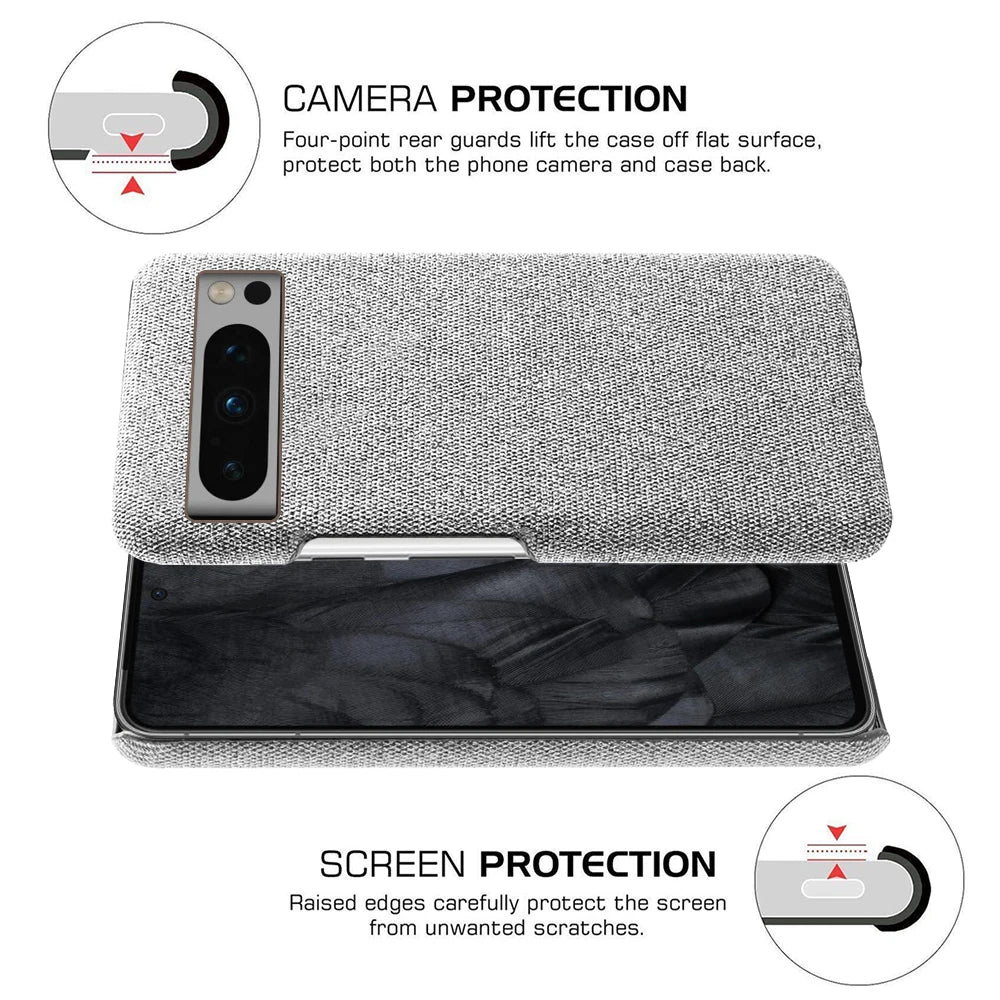 Luxury Fabric Antiskid Cover for Google Pixel Series