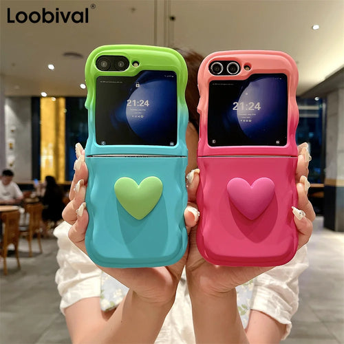 Gradient Love Wave Case for Samsung Galaxy Z Flip 5