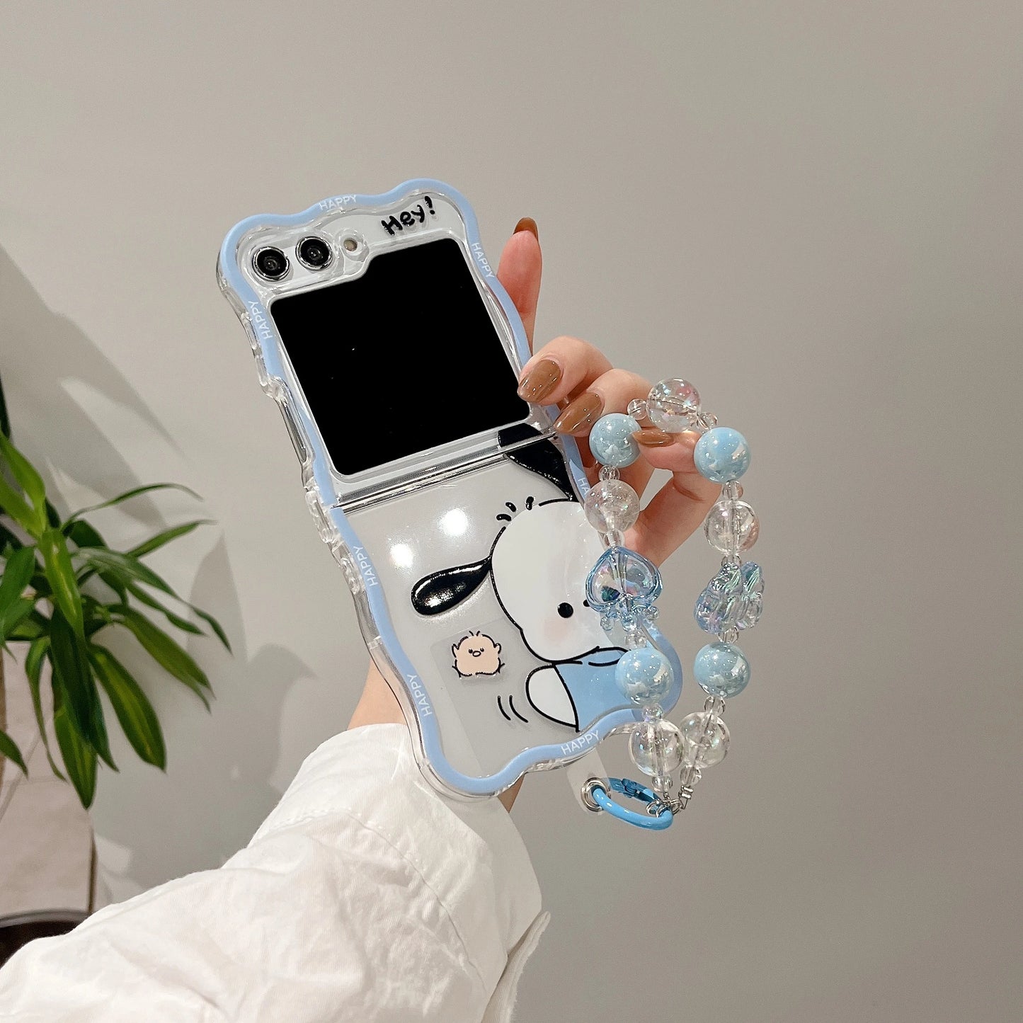 Sanrio Pochacco Blue Phone Case For Samsung Galaxy Z Flip 5