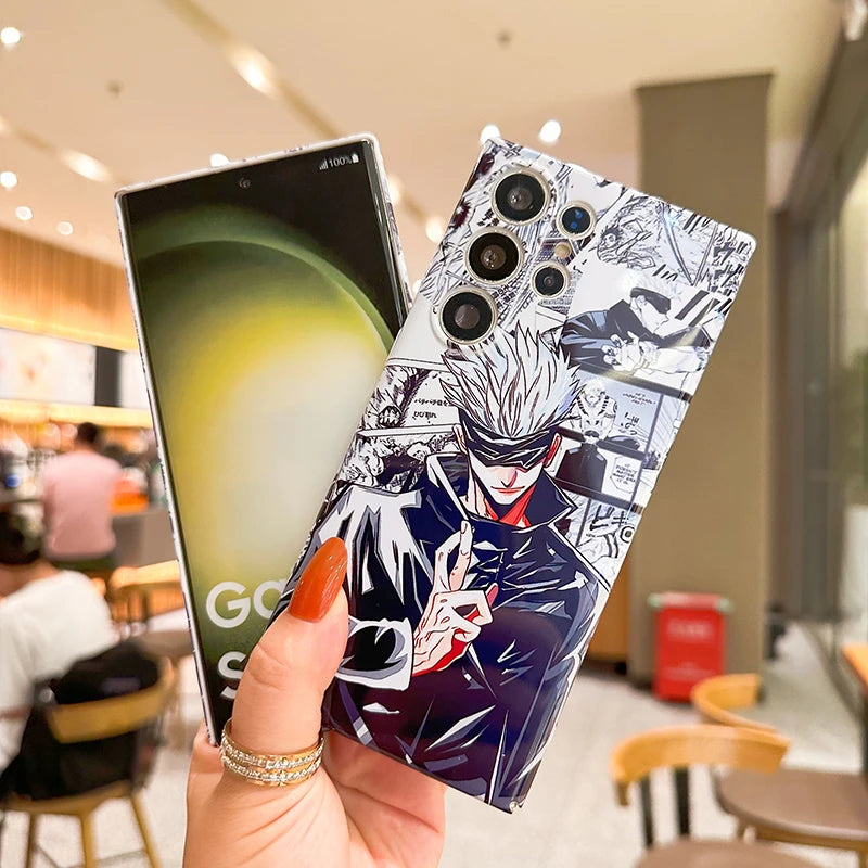 Cute Jujutsu Kaisen Anime Japanese Phone Case For Samsung