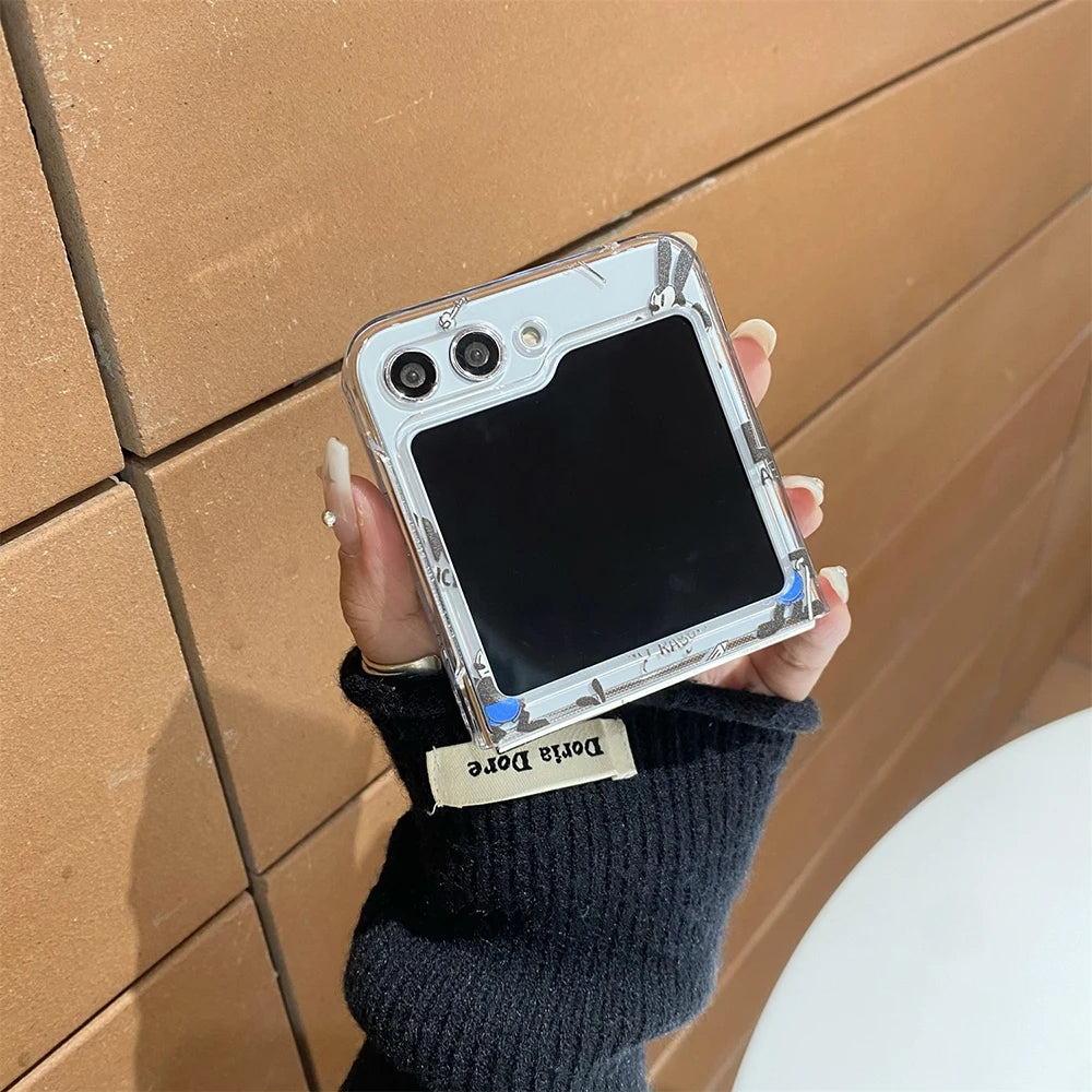 Cute Mickey Mouse with Lanyard Phone Case for Samsung Galaxy Z Flip Series