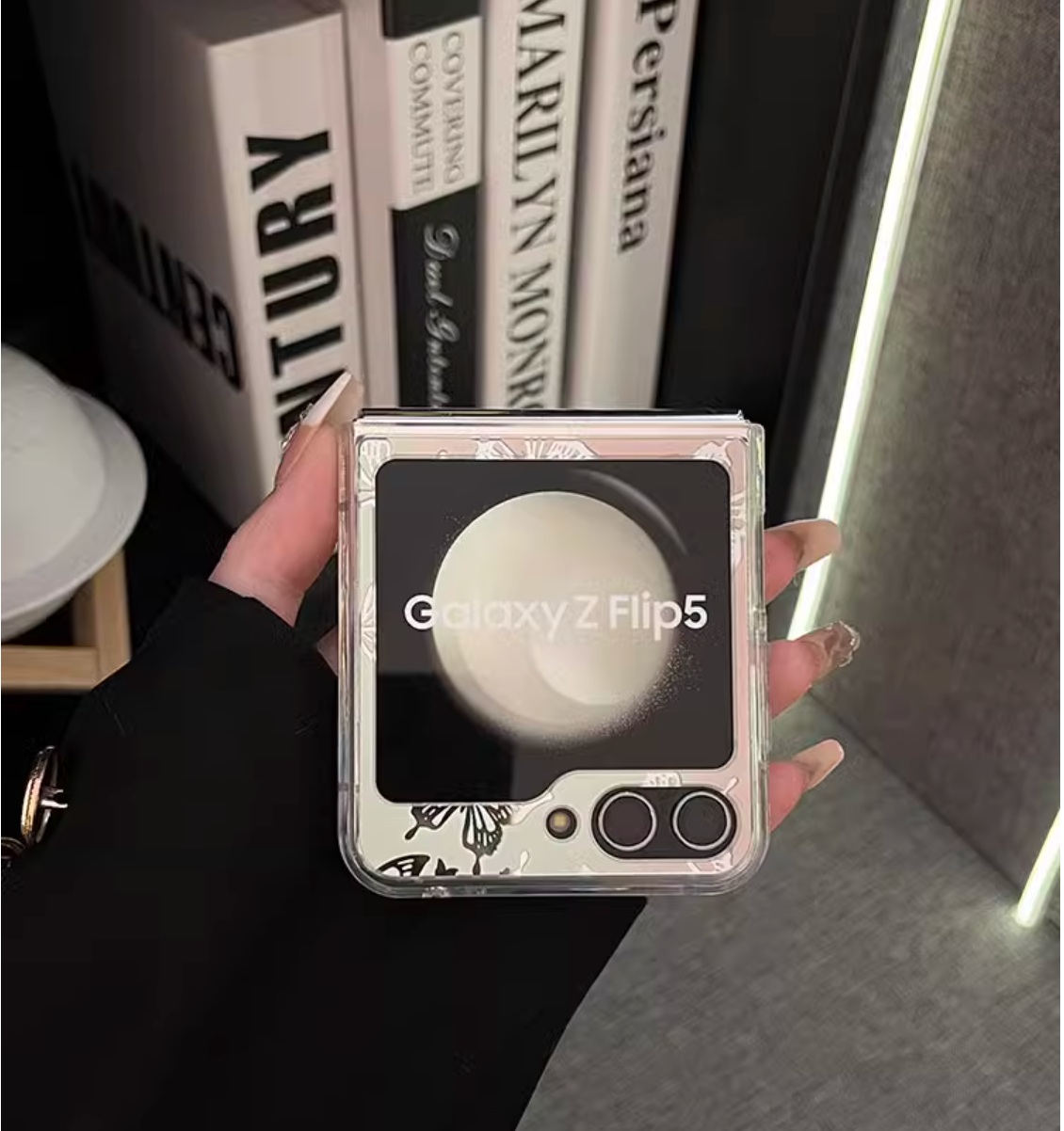 Cut celebrity colorful butterfly Case for Samsung z Flip 5