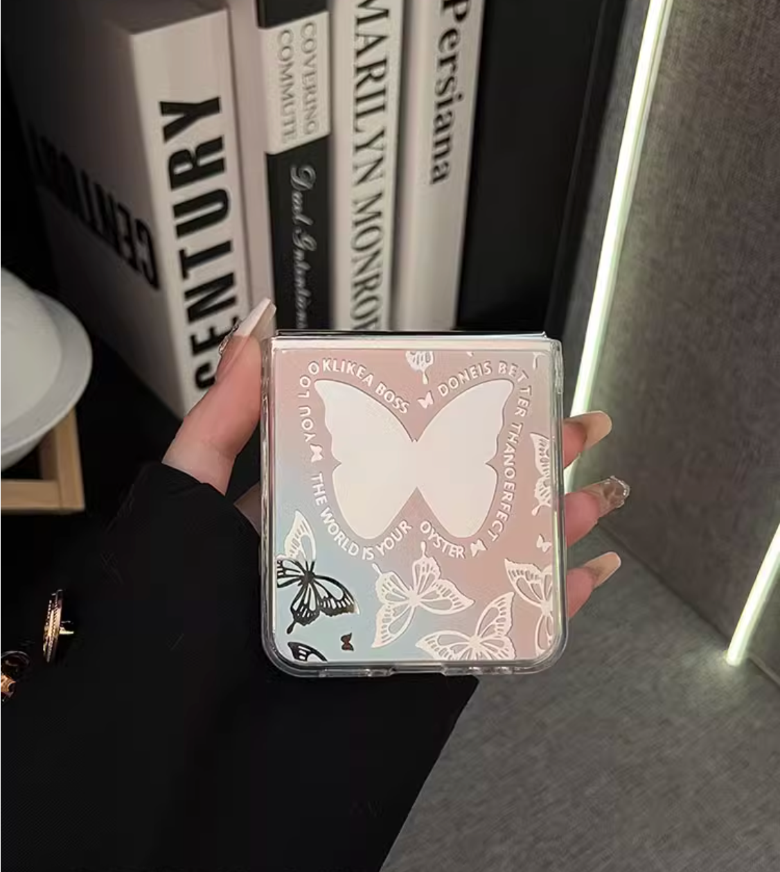 Cut celebrity colorful butterfly Case for Samsung z Flip 5