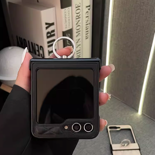Fragrance Leather Ring Case for Samsung Galaxy Z Flip 3/4/5