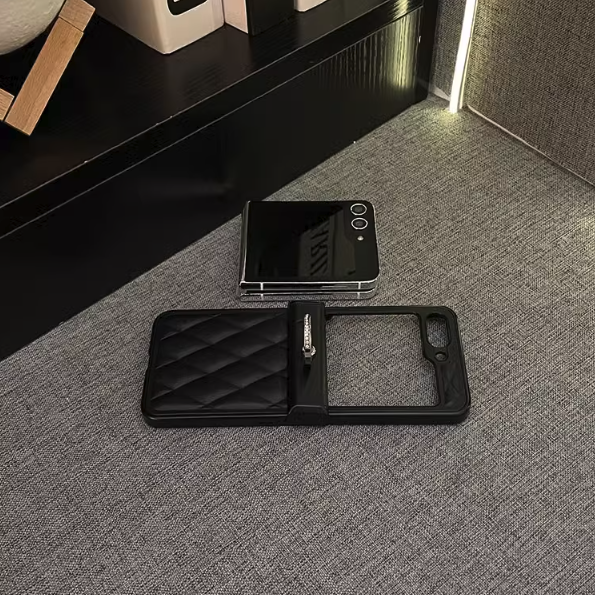 Fragrance Leather Ring Case for Samsung Galaxy Z Flip 3/4/5