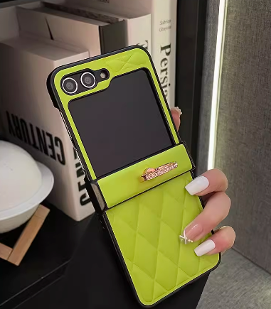 Fragrance Leather Ring Case for Samsung Galaxy Z Flip 3/4/5