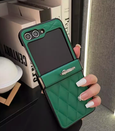 Fragrance Leather Ring Case for Samsung Galaxy Z Flip 3/4/5