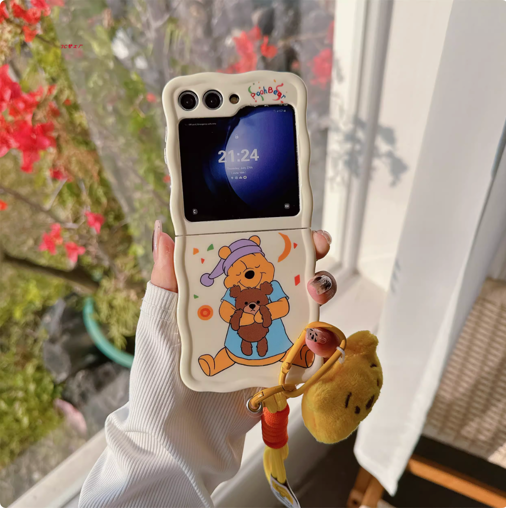 Winnie the Pooh Tigger Case For Samsung Galay Z Flip 5 & 4