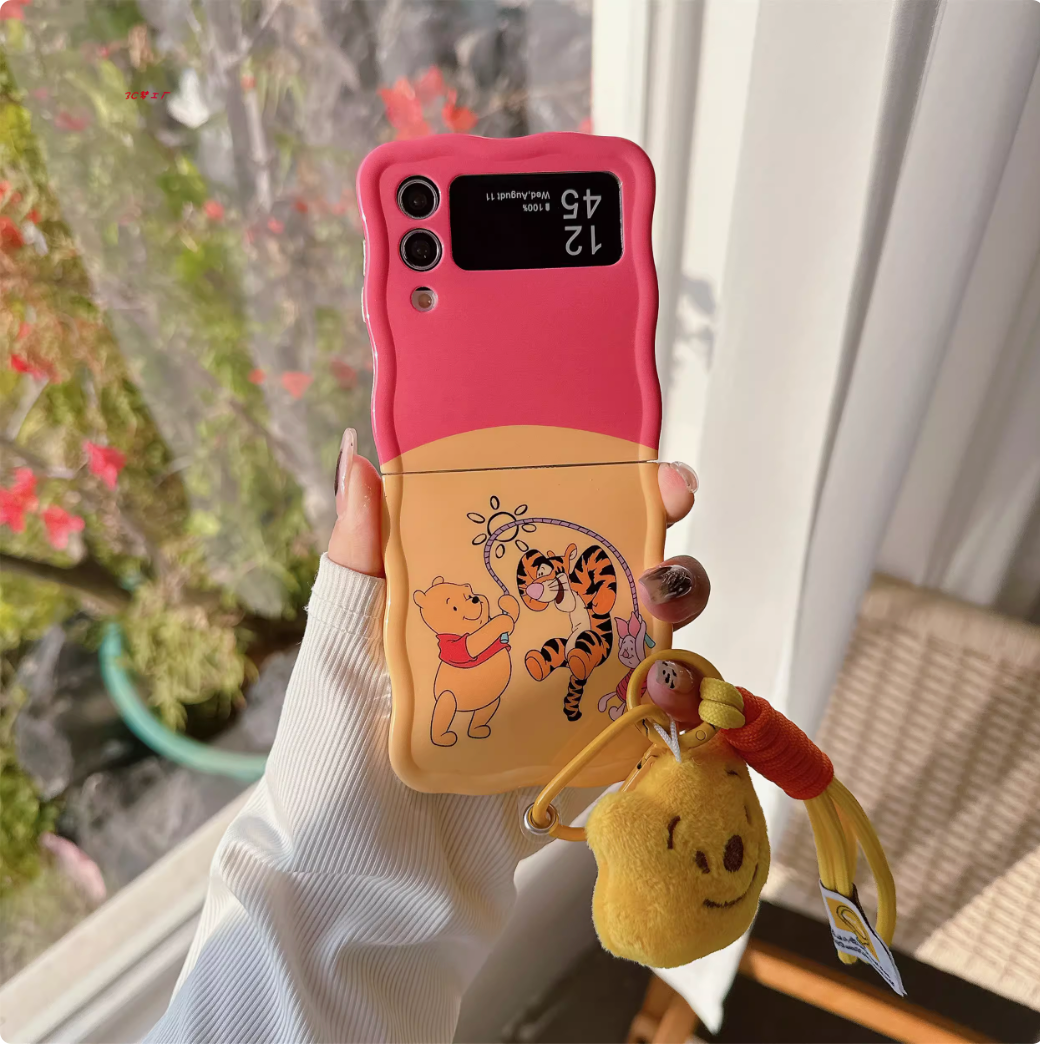 Winnie the Pooh Tigger Case For Samsung Galay Z Flip 5 & 4