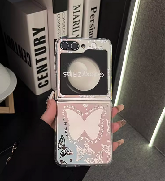 Cut celebrity colorful butterfly Case for Samsung z Flip 5