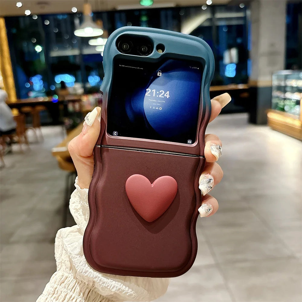 Gradient Love Wave Case for Samsung Galaxy Z Flip 5