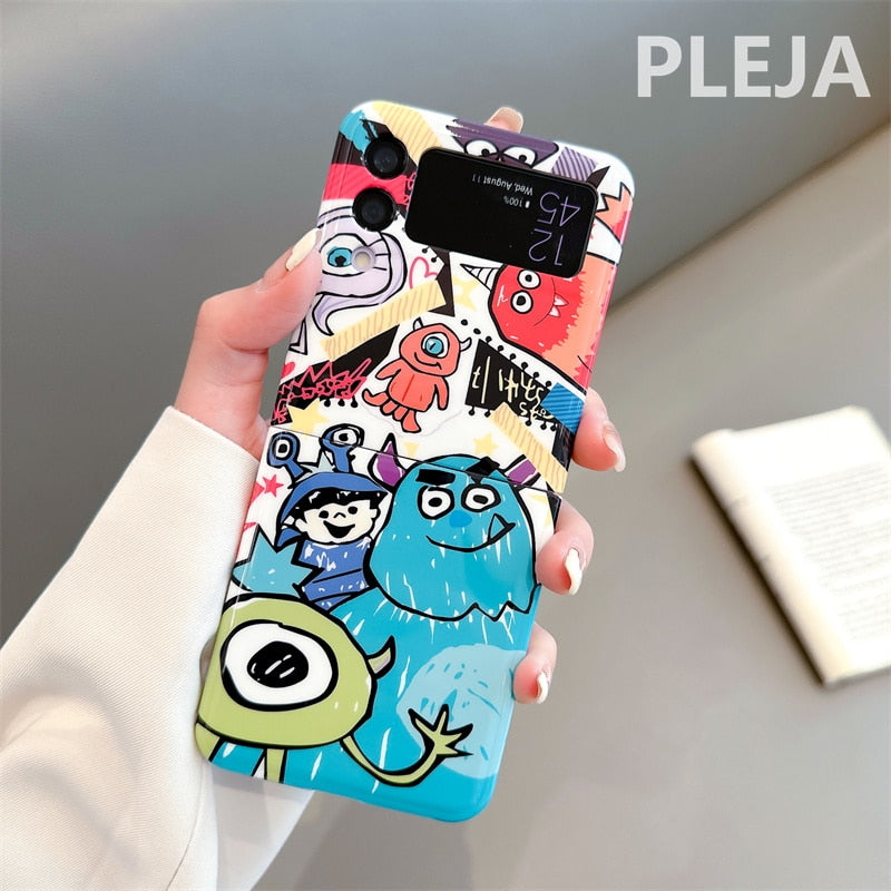 Cute Cartoon Animal Phone Case For Samsung Galaxy Z Flip 4