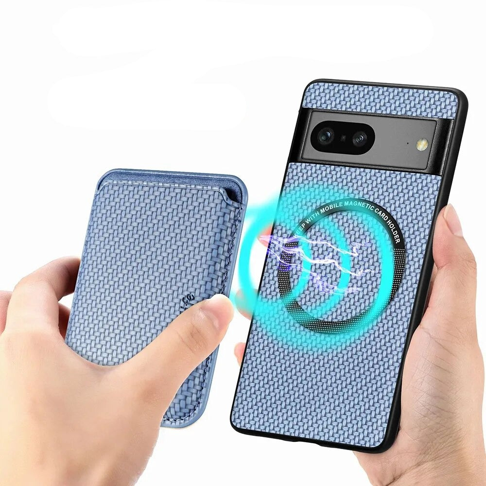 2 in 1 Leather Magnetic Case for Google Pixel 8 Series