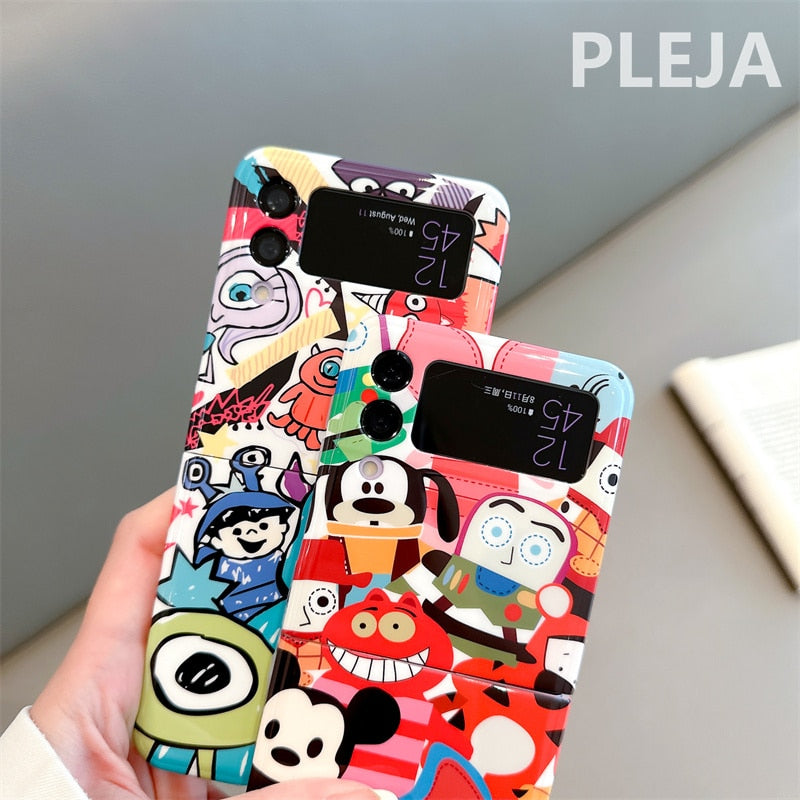 Cute Cartoon Animal Phone Case For Samsung Galaxy Z Flip 4