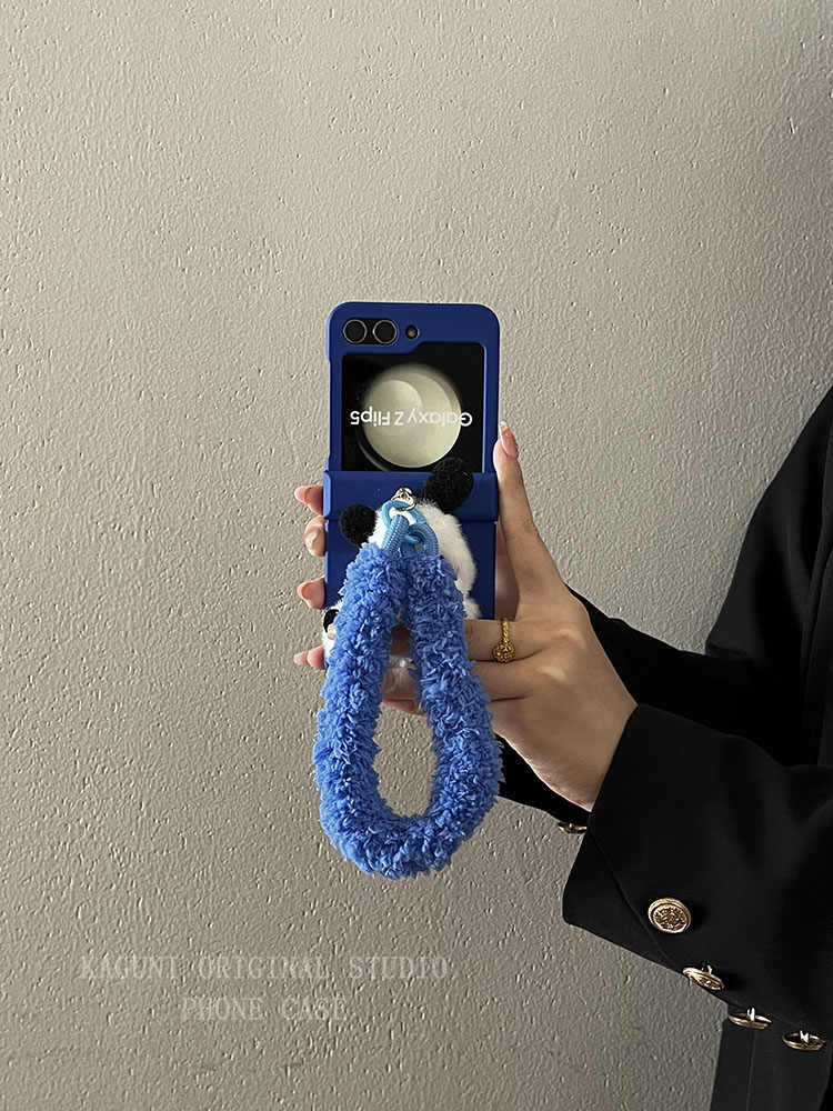 Puppy Plush Hand Rope Case For Samsung Galaxy Z Flip 5/Z Flip 6/Z Flip 4