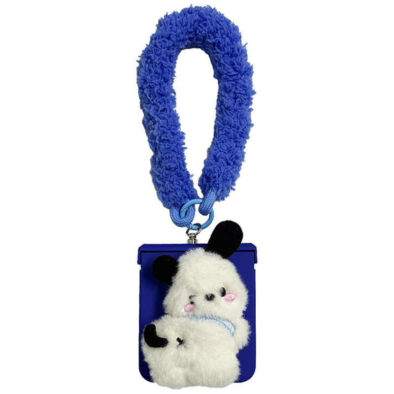 Puppy Plush Hand Rope Case For Samsung Galaxy Z Flip 5/Z Flip 6/Z Flip 4