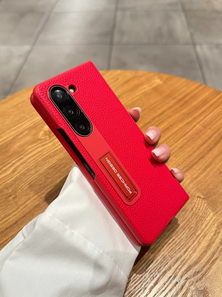 Case leather Stand For Galaxy Z Fold 5 5G