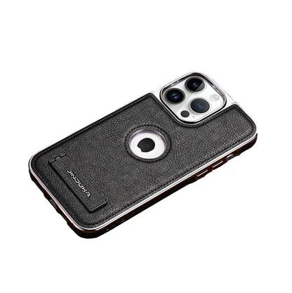 luxury Case Bracket Leather Anti-drop