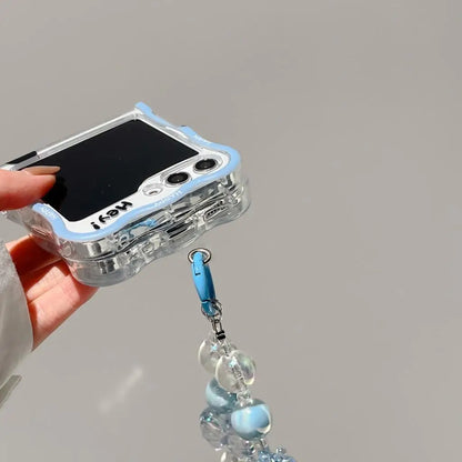 Sanrio Pochacco Blue Phone Case For Samsung Galaxy Z Flip 5