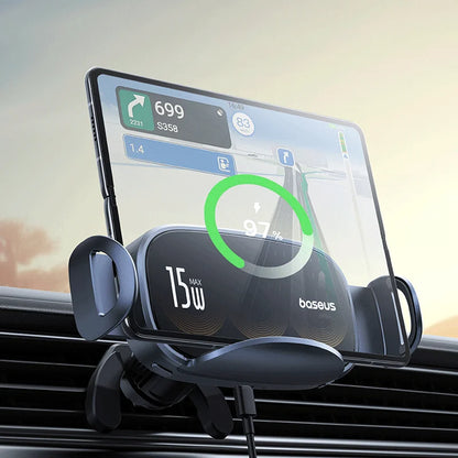 CAR WIRELESS CHARGER FAST CHARGING AUTO CLAMPING MOUNT for Z Fold Series