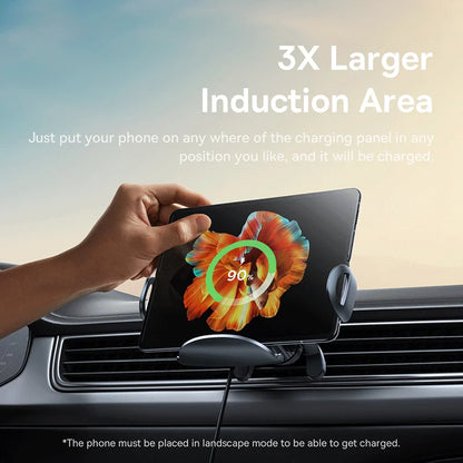 CAR WIRELESS CHARGER FAST CHARGING AUTO CLAMPING MOUNT for Z Fold Series