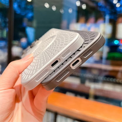 Luxury Magnetic Wireless Charging Case for iPhone 15