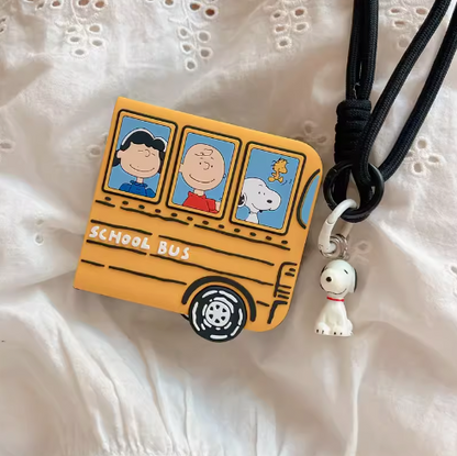 Cute Snoopy Charlie Brown Peanuts Case For Samsung Galaxy Z Flip Series