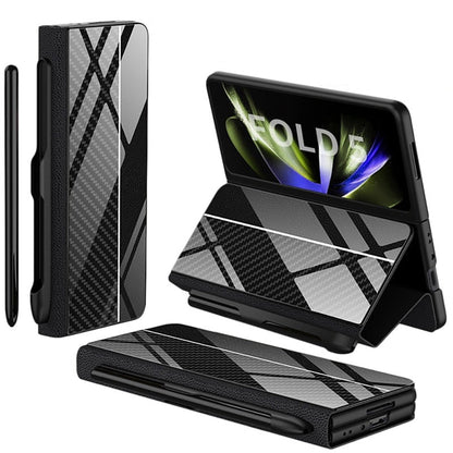 Galaxy Z Fold 5 Book Flip Case with Stylus Holder