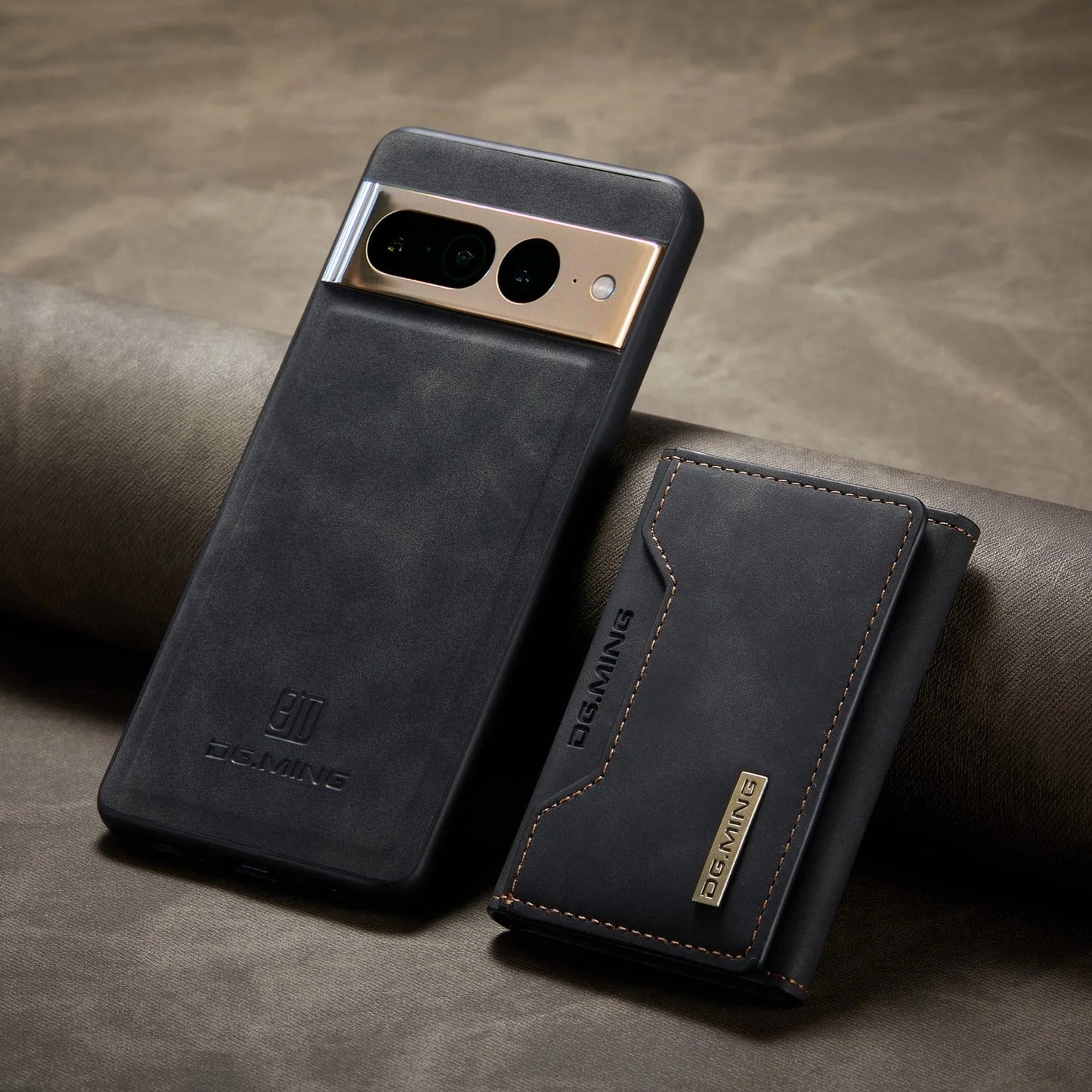 2 in 1 Detachable Leather Wallet Case For Google Pixel Phones