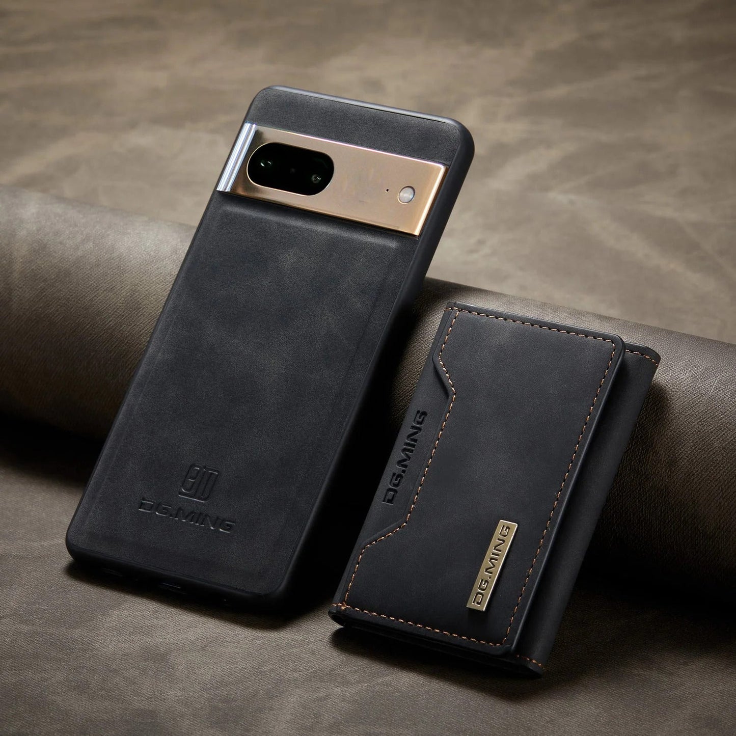 2 in 1 Detachable Leather Wallet Case For Google Pixel Phones