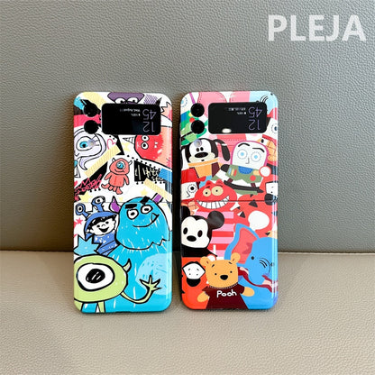 Cute Cartoon Animal Phone Case For Samsung Galaxy Z Flip 4