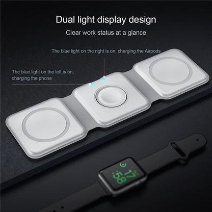 3 in 1 Magnetic Wireless Charger Pad
