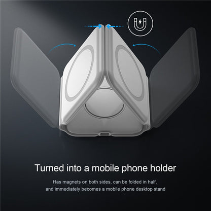 3 in 1 Magnetic Wireless Charger Pad