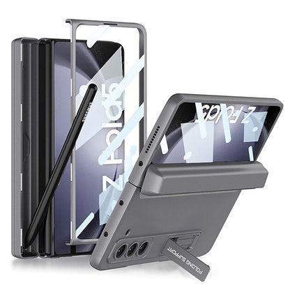 Shockproof Matte Case with Pen Holder For Samsung Galaxy Z Fold 5