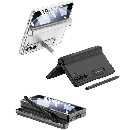 Shockproof Matte Case with Pen Holder For Samsung Galaxy Z Fold 5