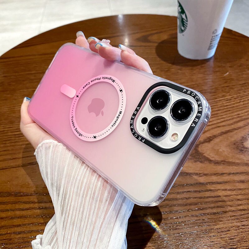 Magsafe Case Cute Gradient Color For iPhone