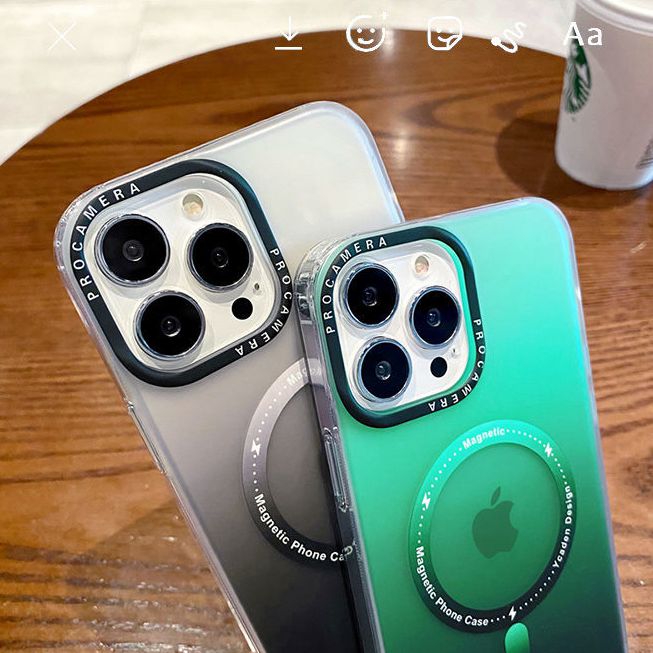 Magsafe Case Cute Gradient Color For iPhone