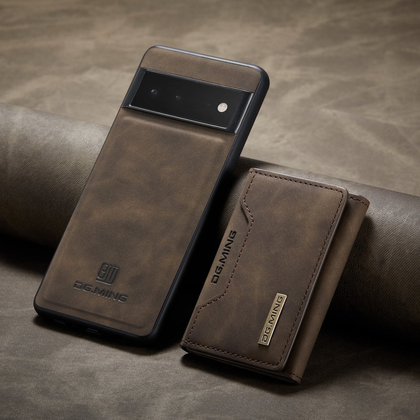 2 in 1 Detachable Leather Wallet Case For Google Pixel Phones
